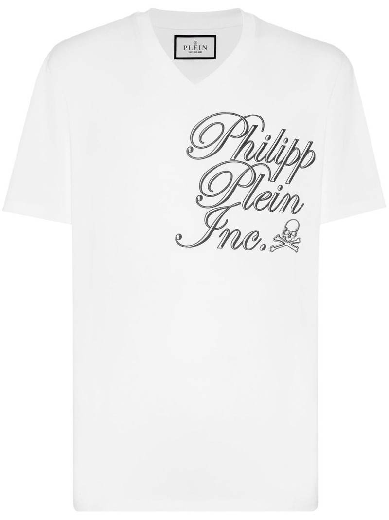 logo-print cotton T-shirt 1