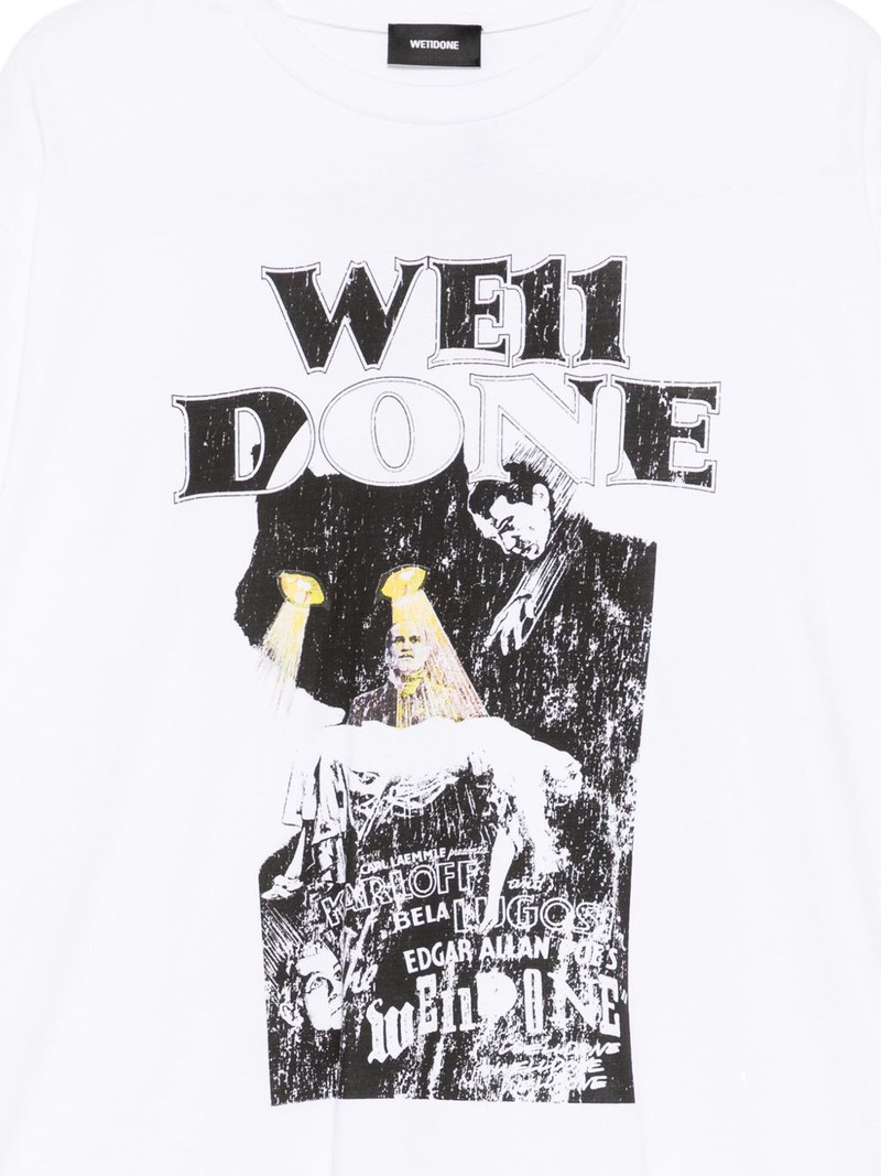 We11done graphic-print T-shirt outlook