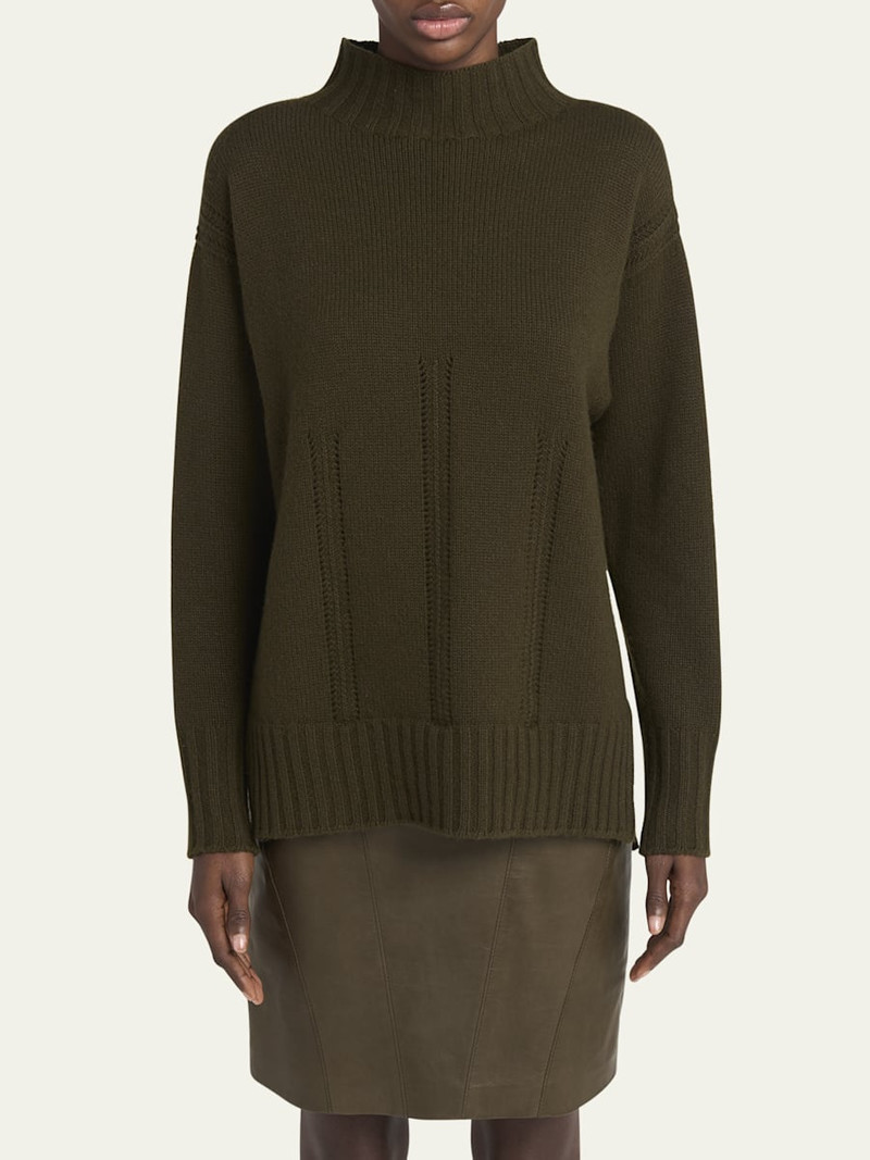 TOM FORD Mock-Neck Wool-Cotton Sweater outlook