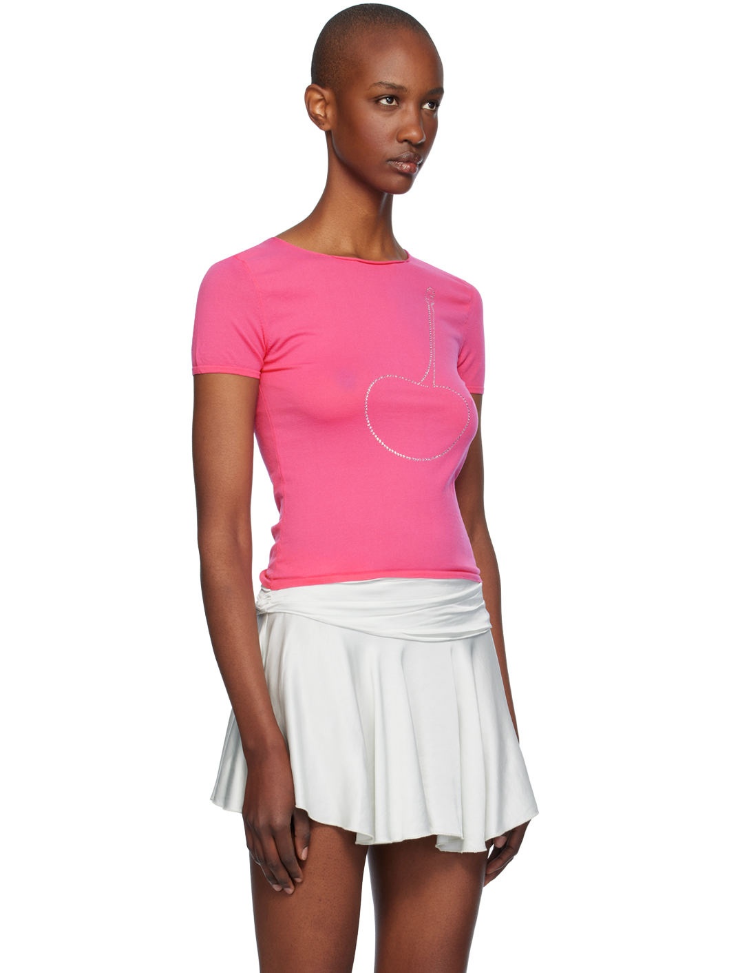 Pink Cherry Shinny T-shirt - 2