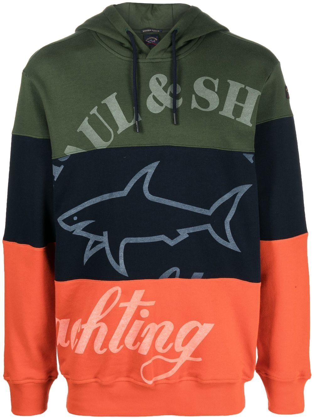 Save The Sea colour-block hoodie - 1