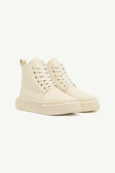 MM6 Maison Margiela Lace-up Leather Sneakers outlook