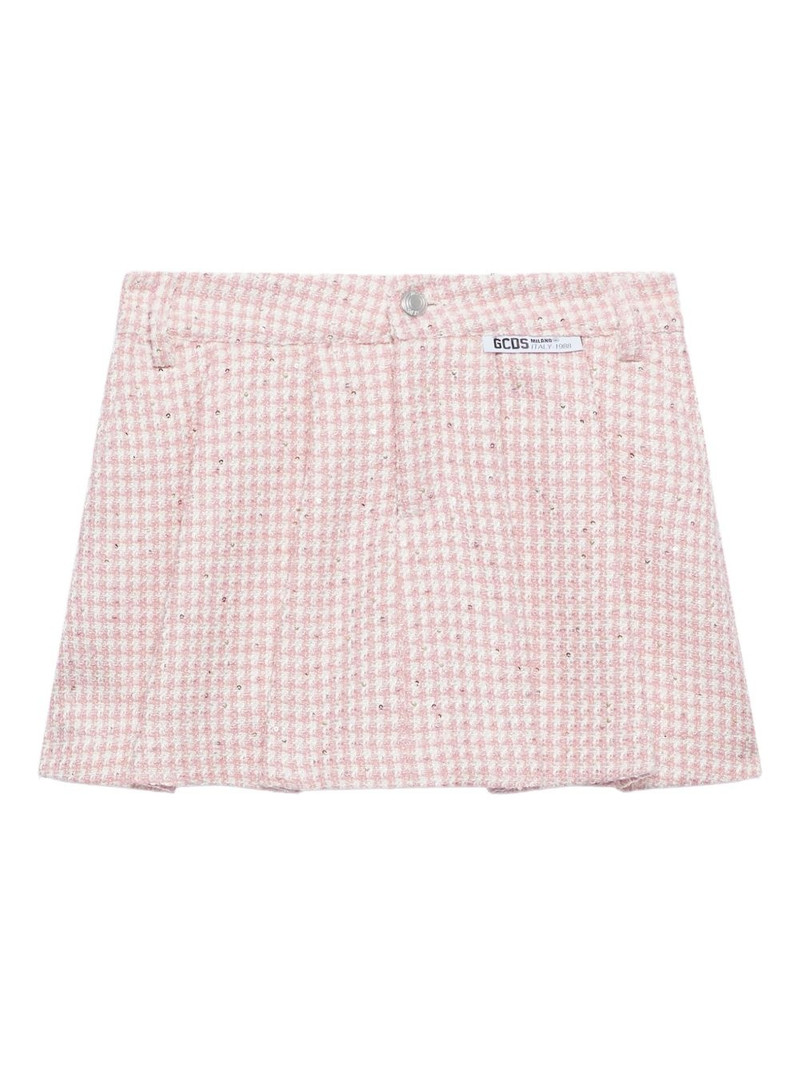 pleated mini skirt 1
