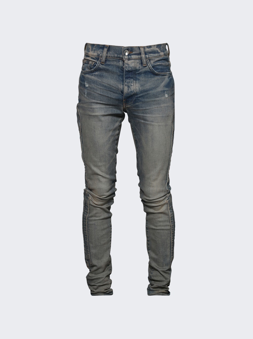 3d Bones Skinny Jean Clay Indigo - 1