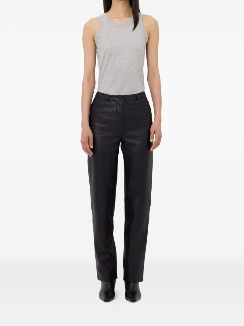 Loulou de Saison Cobe leather trousers outlook