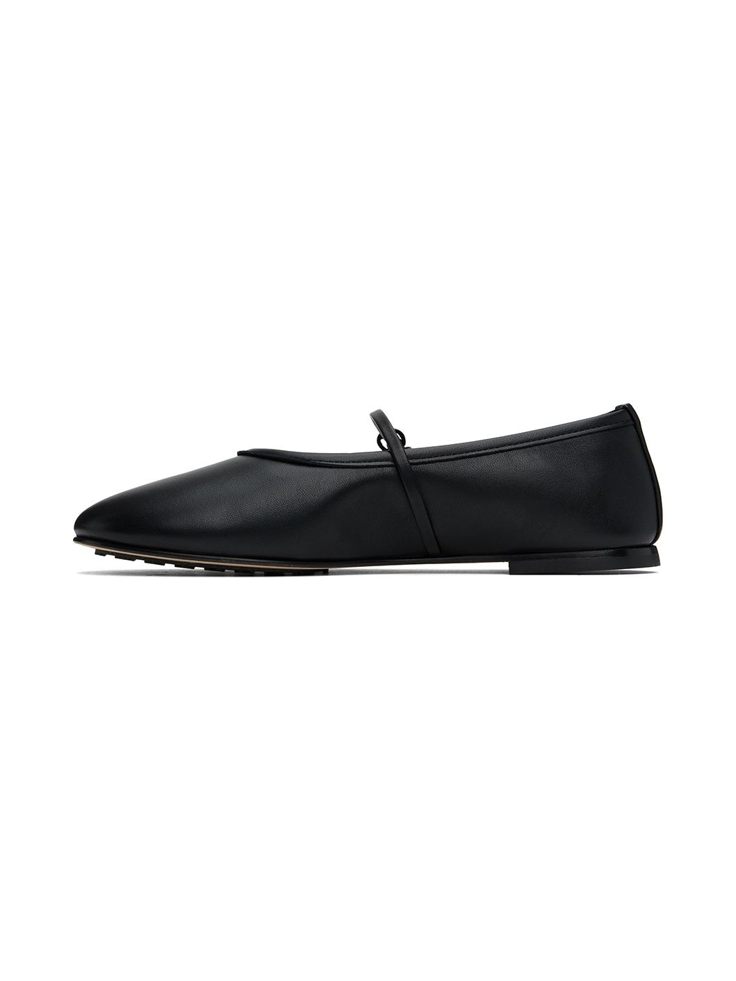 Black Balla Strap Ballerina Flats - 3