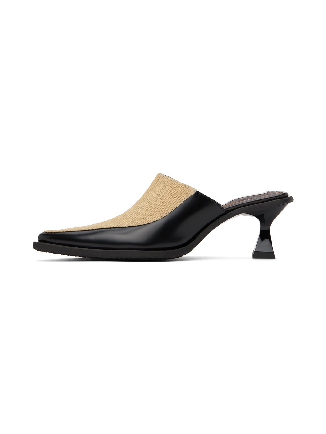Black & Tan Nico Heels - 3