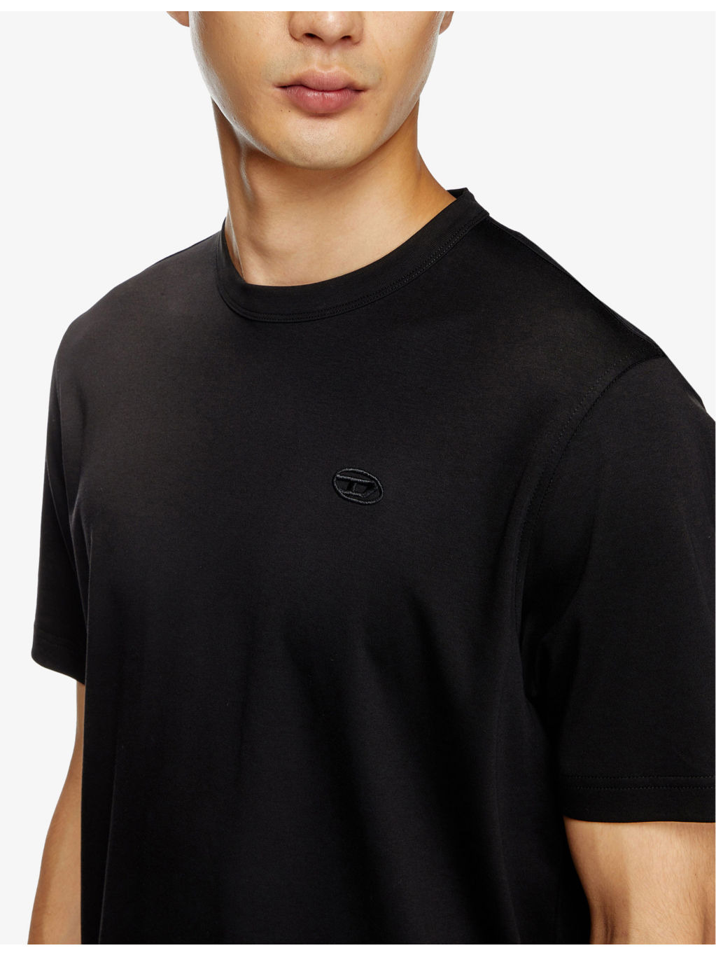 T-Adjust-Slits-R17 Crewneck Cotton-Jersey T-Shirt - 5