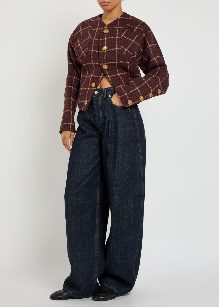 Vivienne Westwood Pourpoint Checked Wool Jacket - 4
