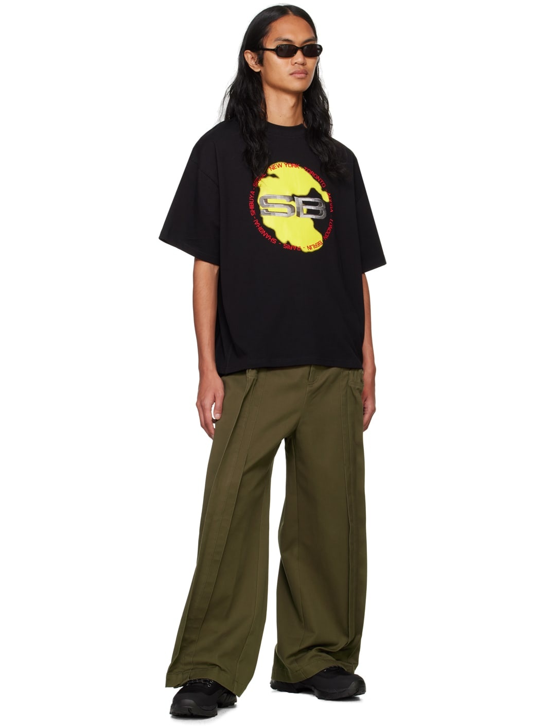 【関税込み】Spencer Badu ブラック＆イエロー Unity Tシャツ BLACK & YELLOW UNITY T-SHIRT – SPENCER BADU