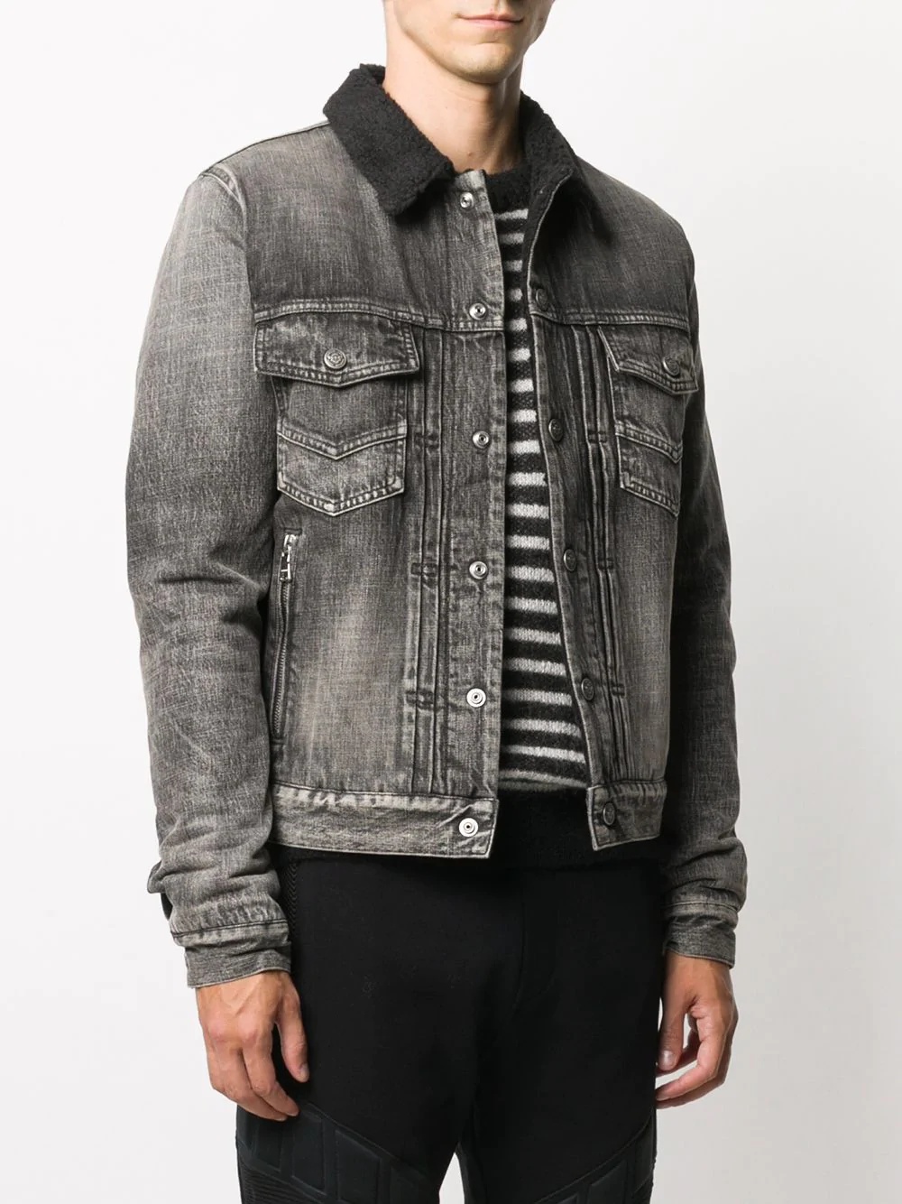 stonewash denim jacket - 3