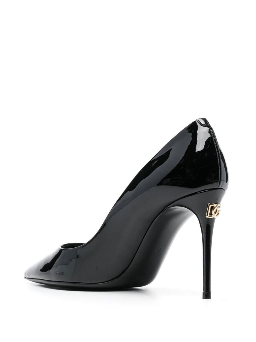 DOLCE & GABBANA PATENT LEATHER PUMPS SHOES - 3