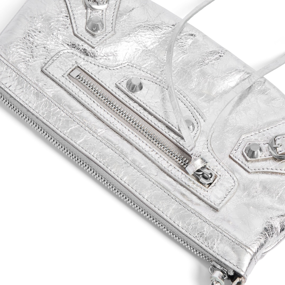 Women's Le City Pouch On Strap in Silver - 6