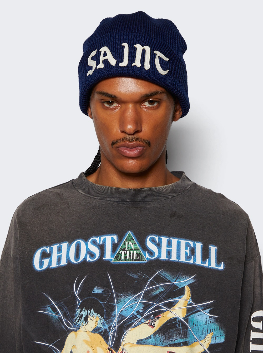 Wool Knit Beanie Navy - 2