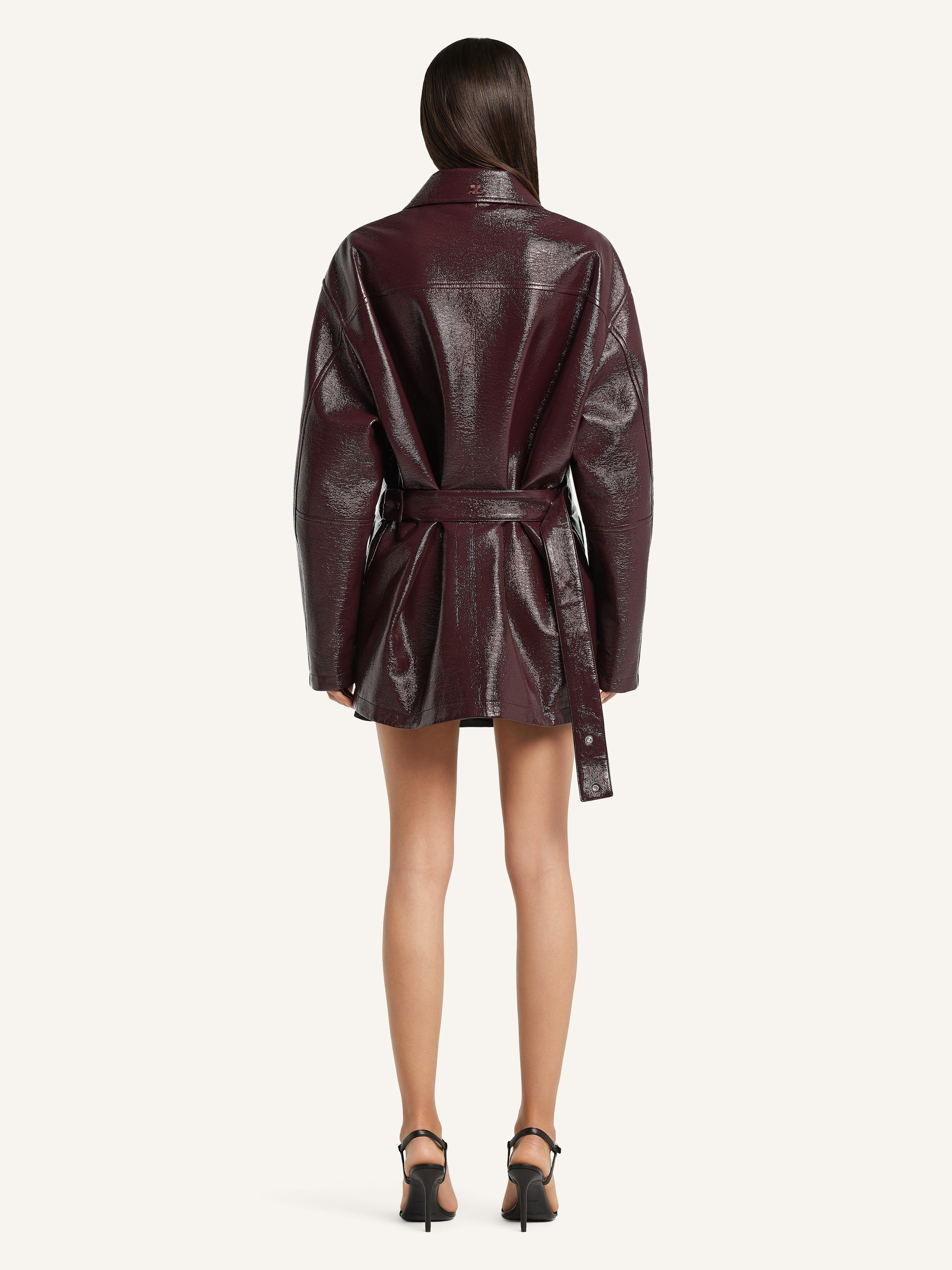 OVERSIZED VINYL JACKET - 4