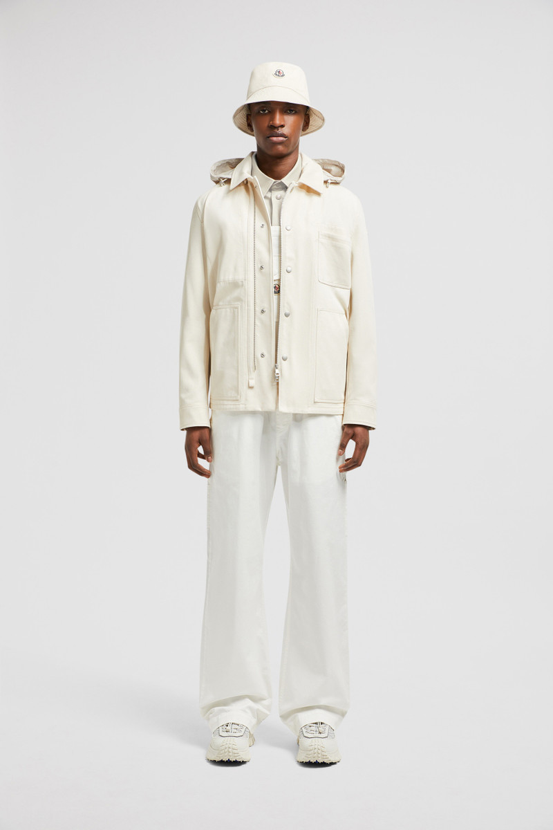 Moncler Guerledan Hooded Cotton Shirt Jacket outlook