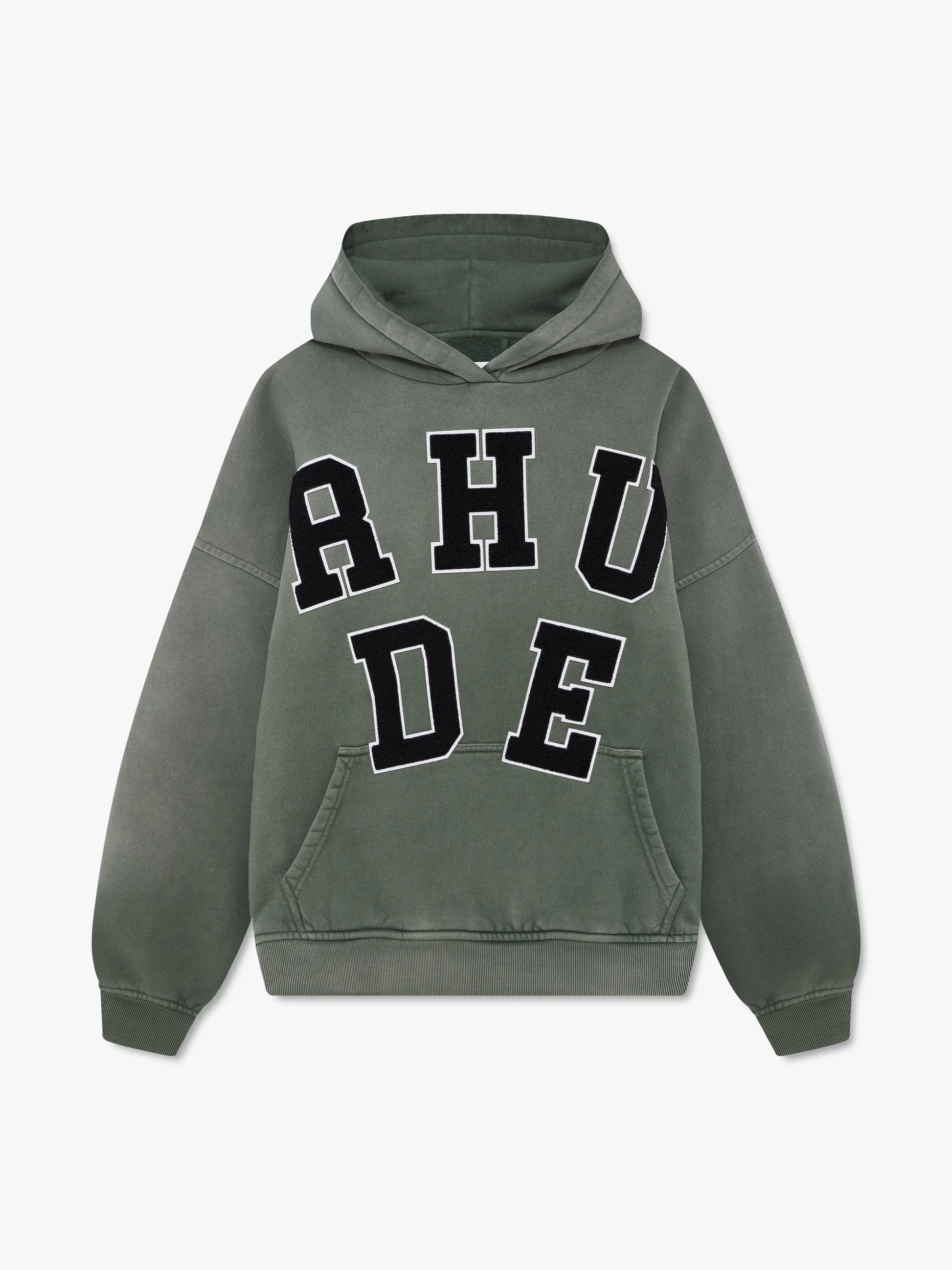 RHUDE CHENILLE PATCH LOGO HOODIE - 1