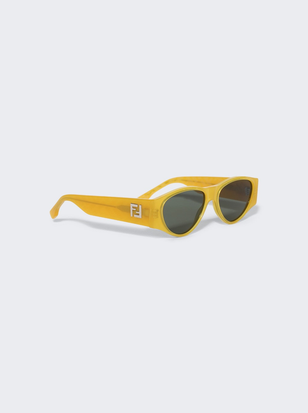 Ff Squared Sunglasses Shiny Yellow And Green - 4