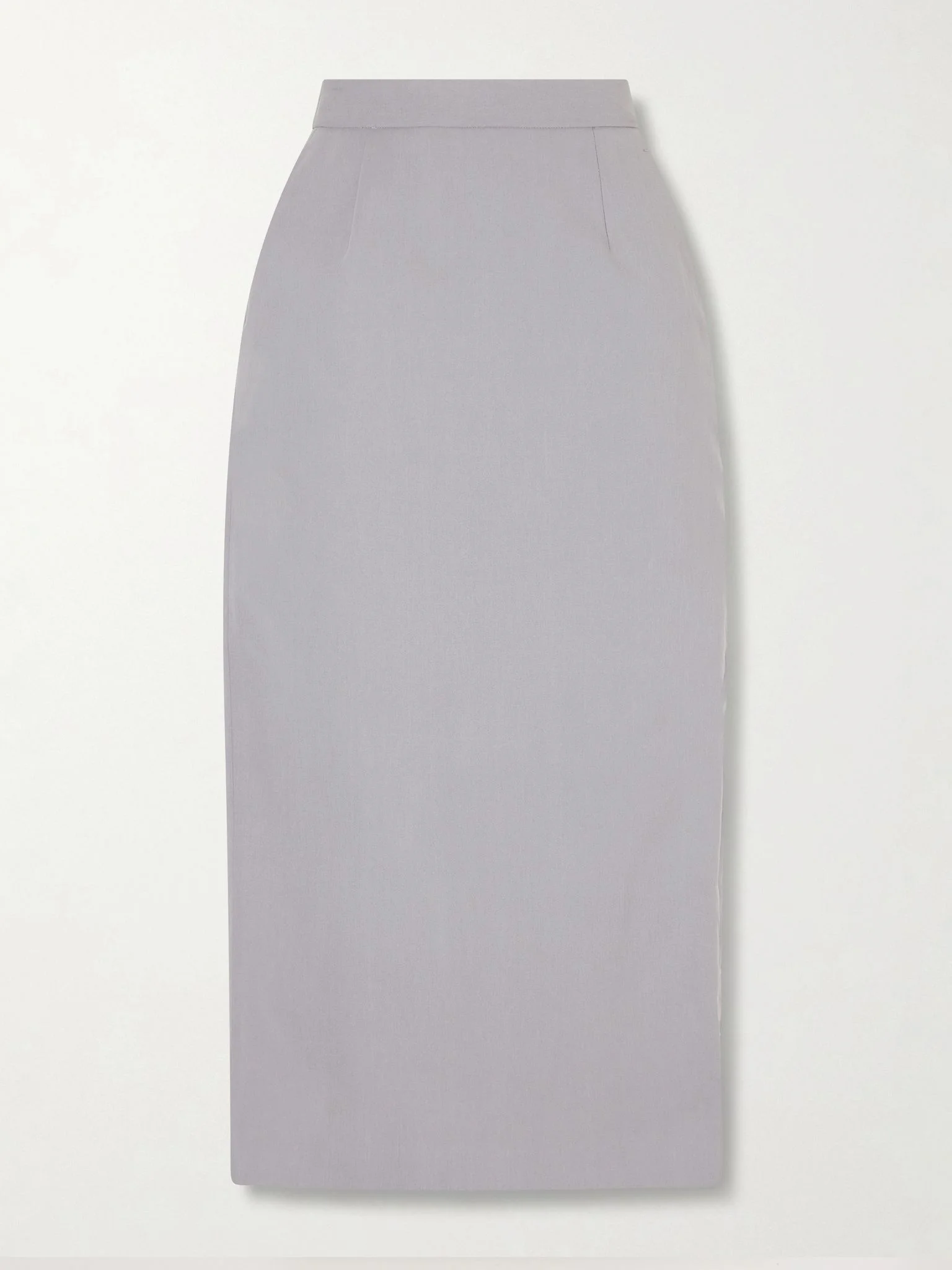 Cotton midi skirt Gray - 1