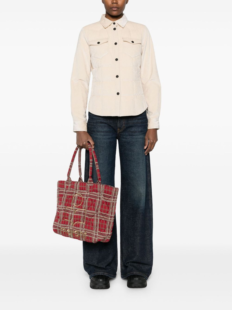 Moncler Grenoble logo-patch quilted jacket outlook