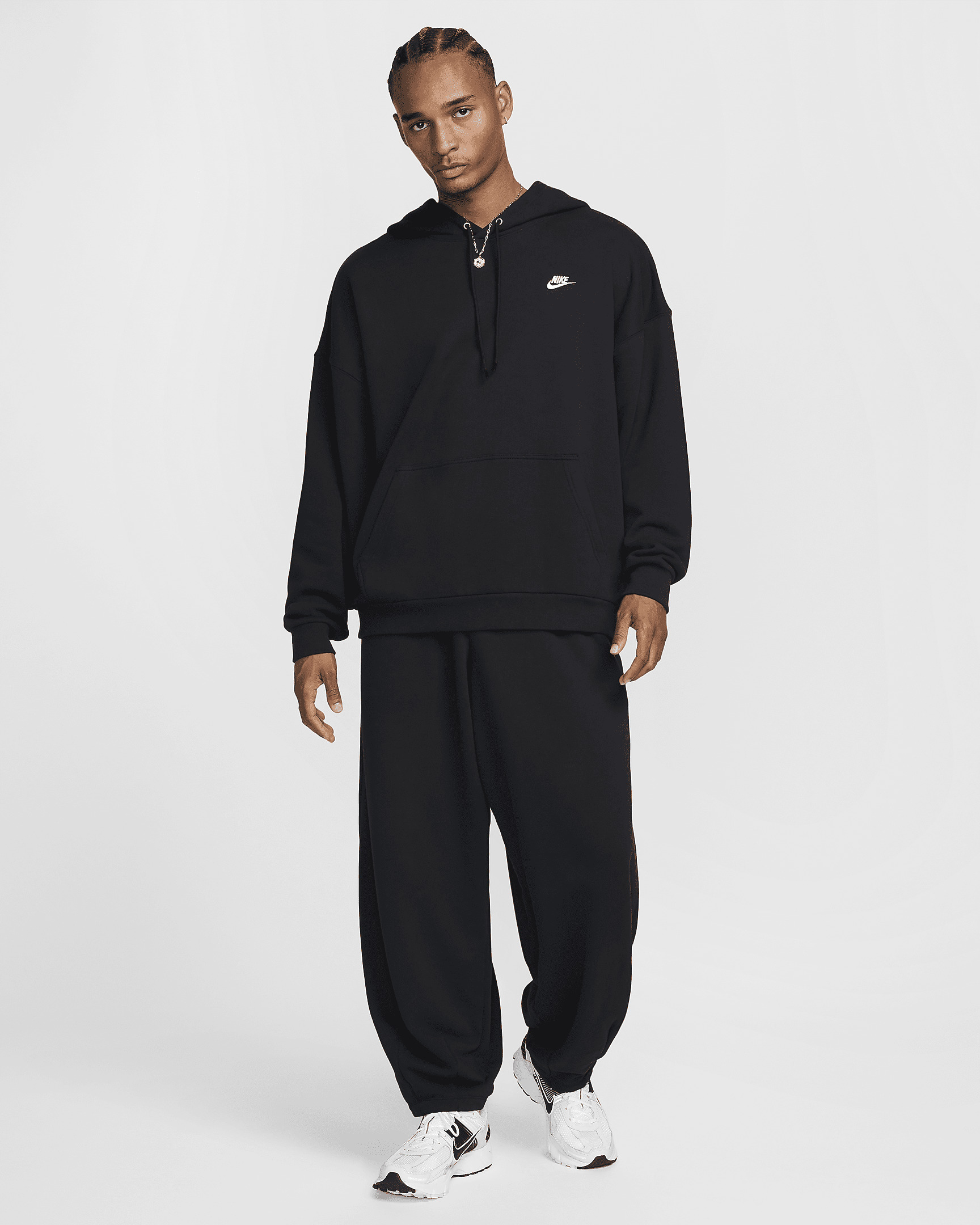 Nike Club Fleece Men's Oversized French Terry Pullover Hoodie - 6