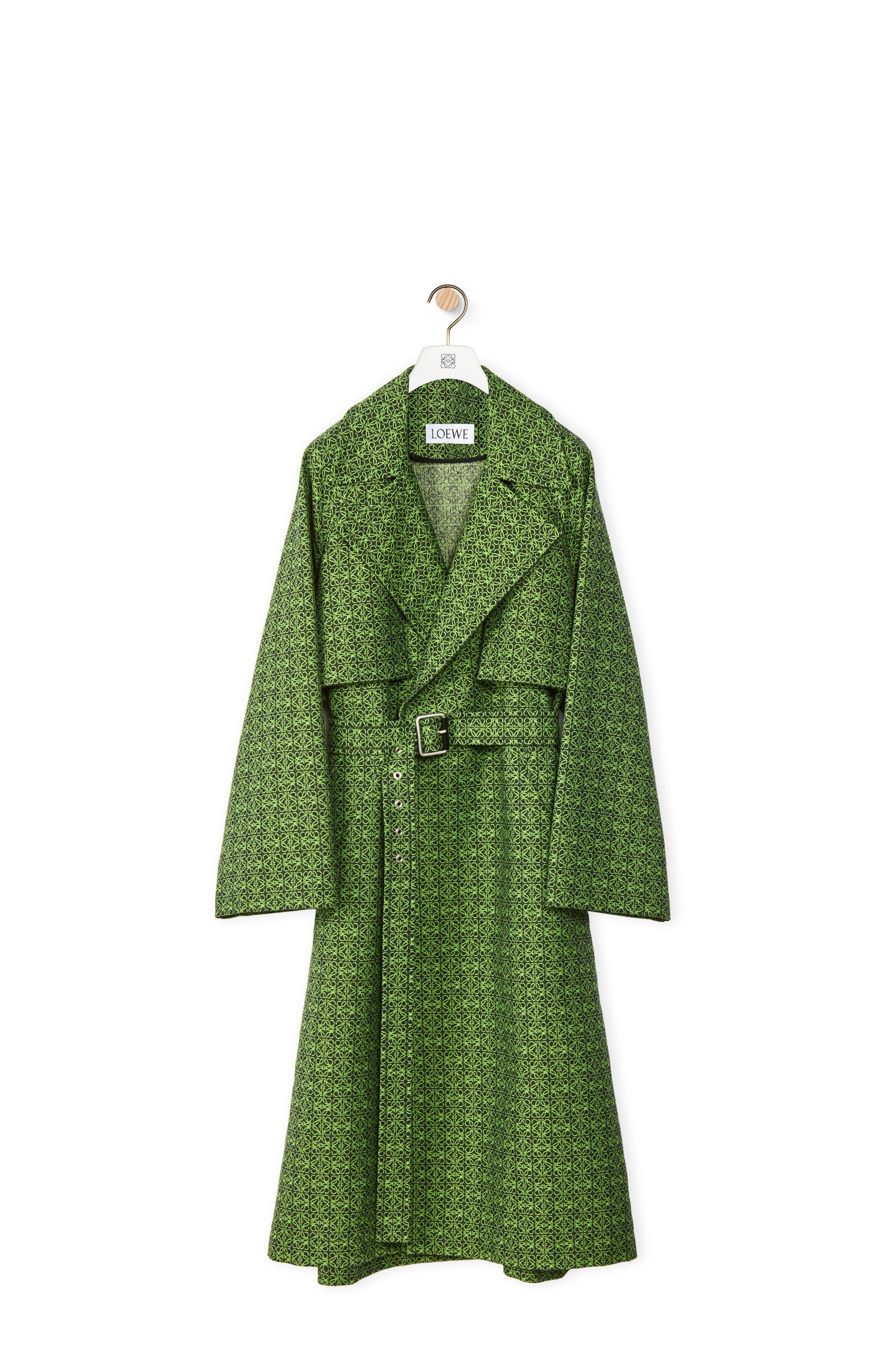 Coat in Anagram jacquard - 1