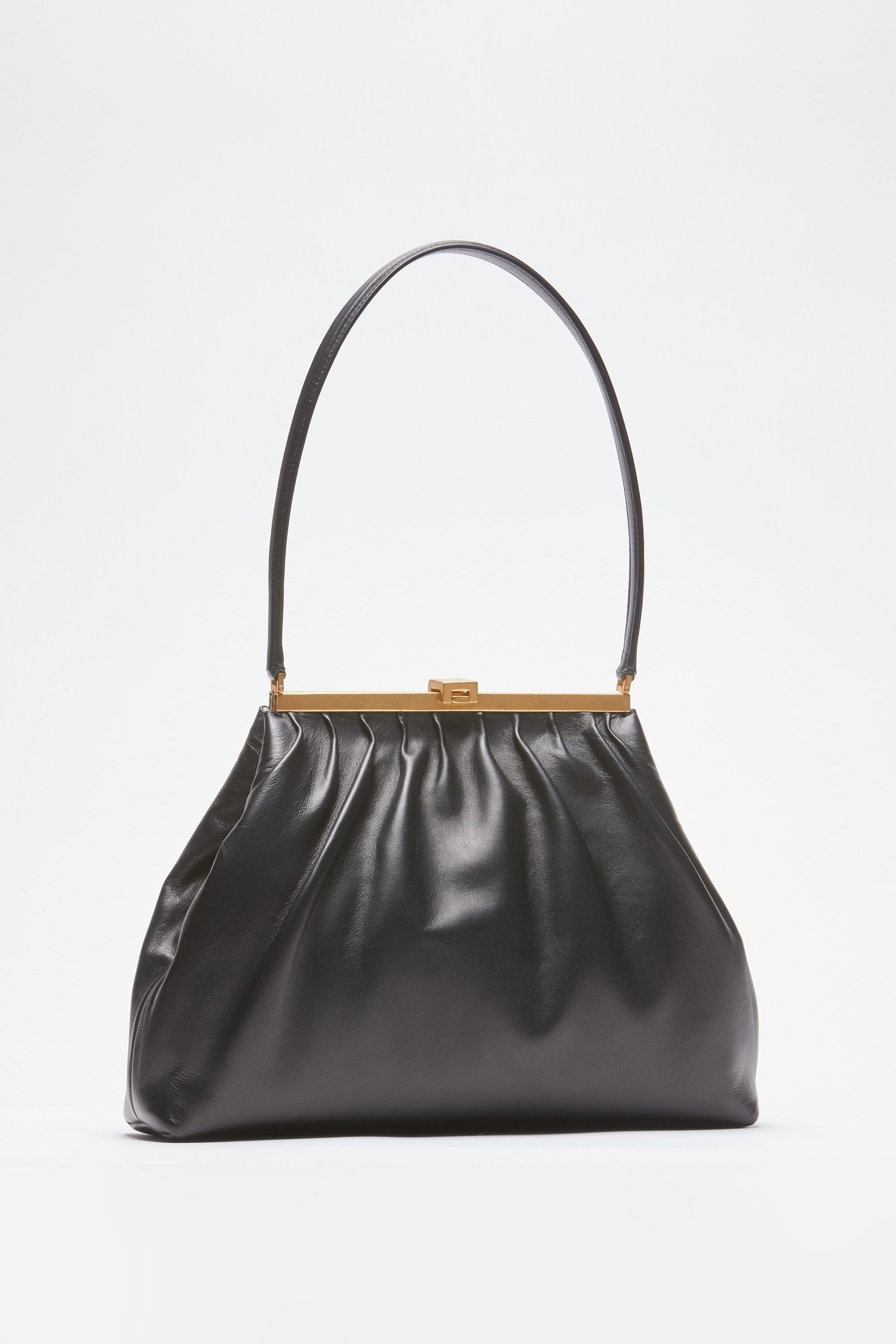 PUFFY JEANNE LEATHER SHOULDER BAG - 2