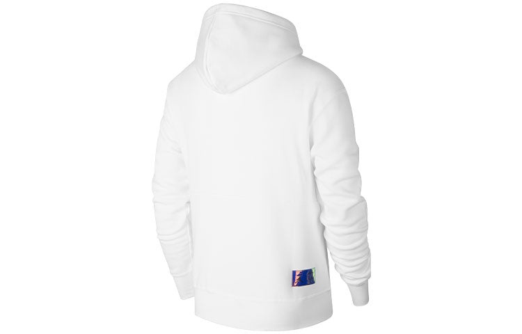 Air Jordan Paris Saint-Germain Printing Fleece Pullover White CZ0816-100 - 2
