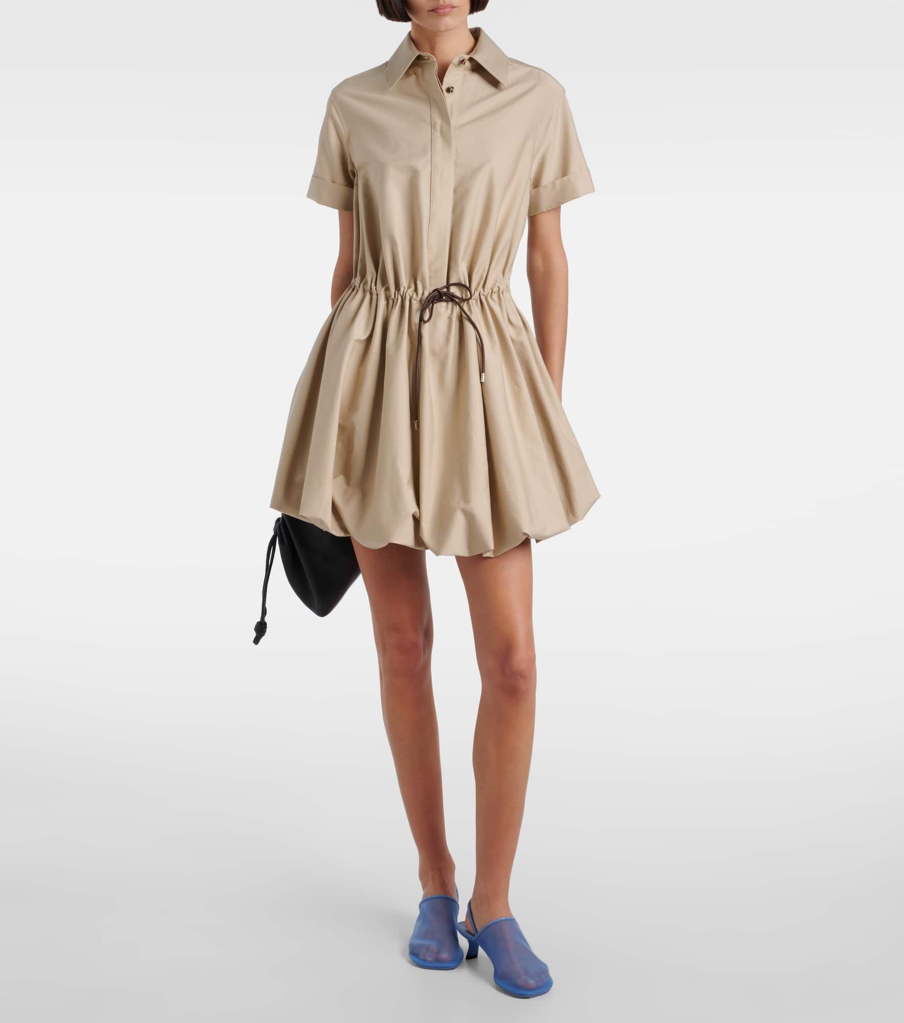 Cotton and silk shirt dress - 2