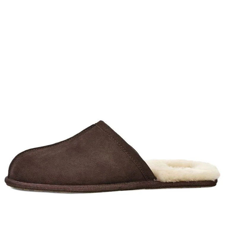 UGG Scuff Slipper Fleece Lined Shoe Brown 1101111-ESP - 1