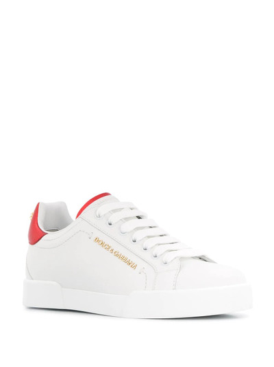 Dolce & Gabbana Portofino lettering sneakers outlook