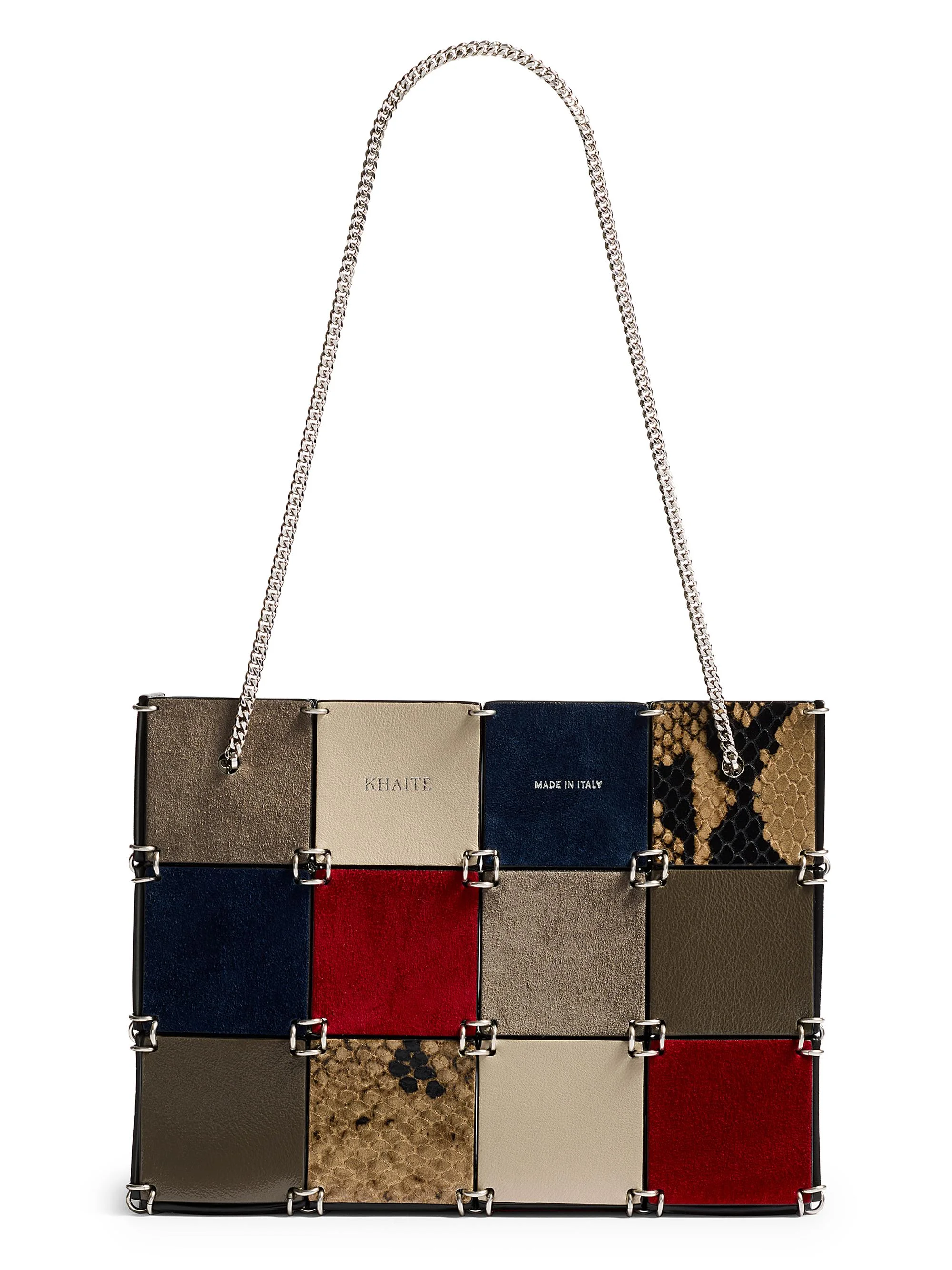 Women's Emma Mini Suede Patchwork Tote Bag - Ruby Multi - 1