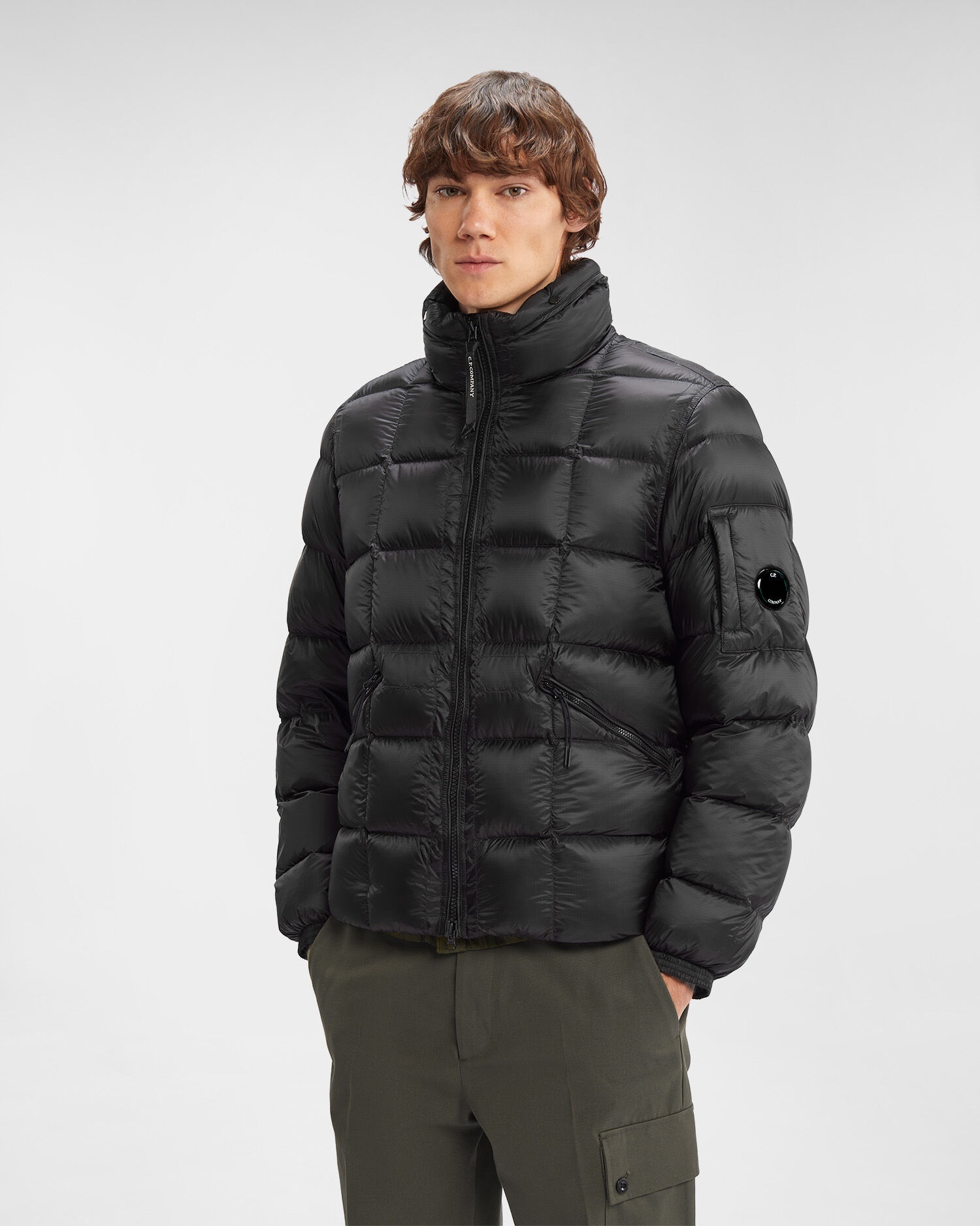 C.P. Company D.D. Shell Concealable Hood Down Jacket | REVERSIBLE