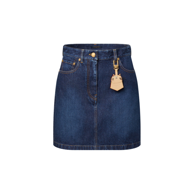 Washed Denim Skirt 1