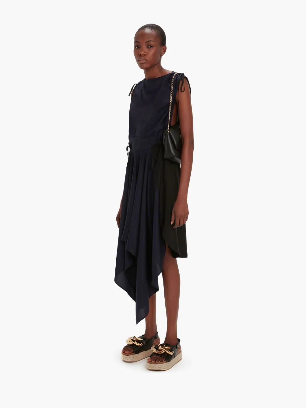 PANELLED SLEEVELESS DRESS - 3