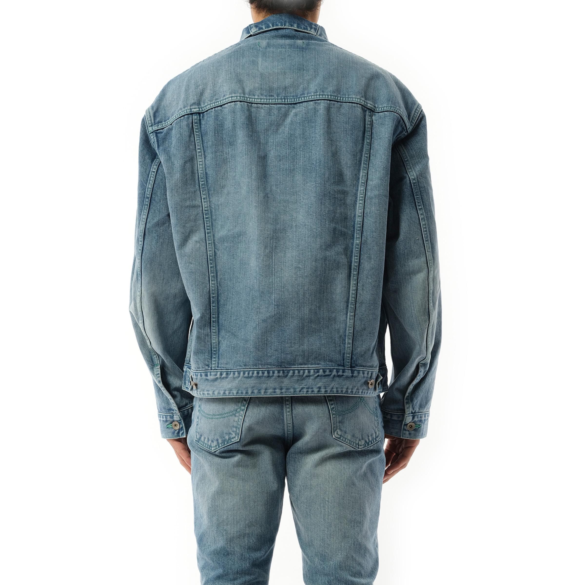 Care Denim Jacket in Indigo - 6