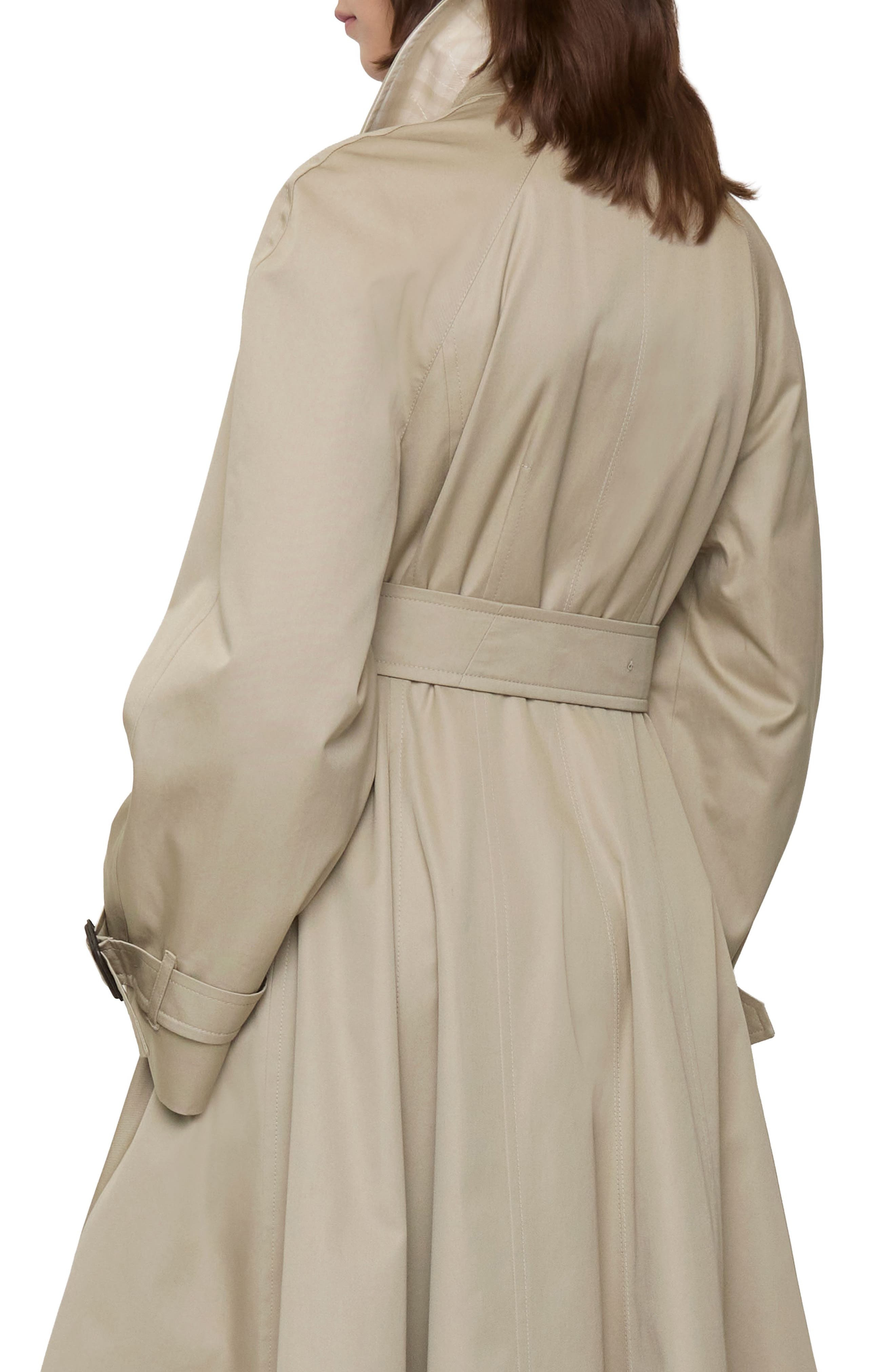 burberry Ellingham Water Resistant Gabardine A-Line Trench Coat in Quill at Nordstrom - 3