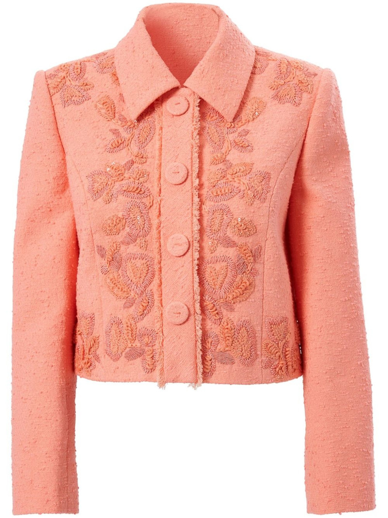 embroidered cropped jacket 1