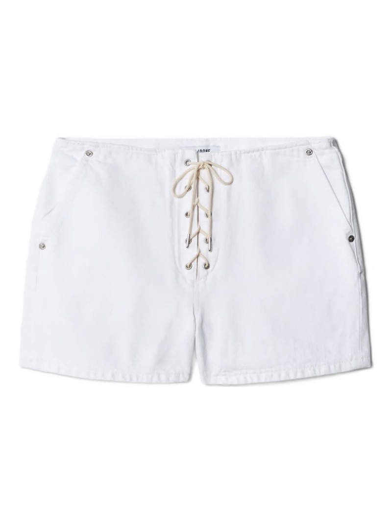 The Boardwalk lace-up denim shorts 1