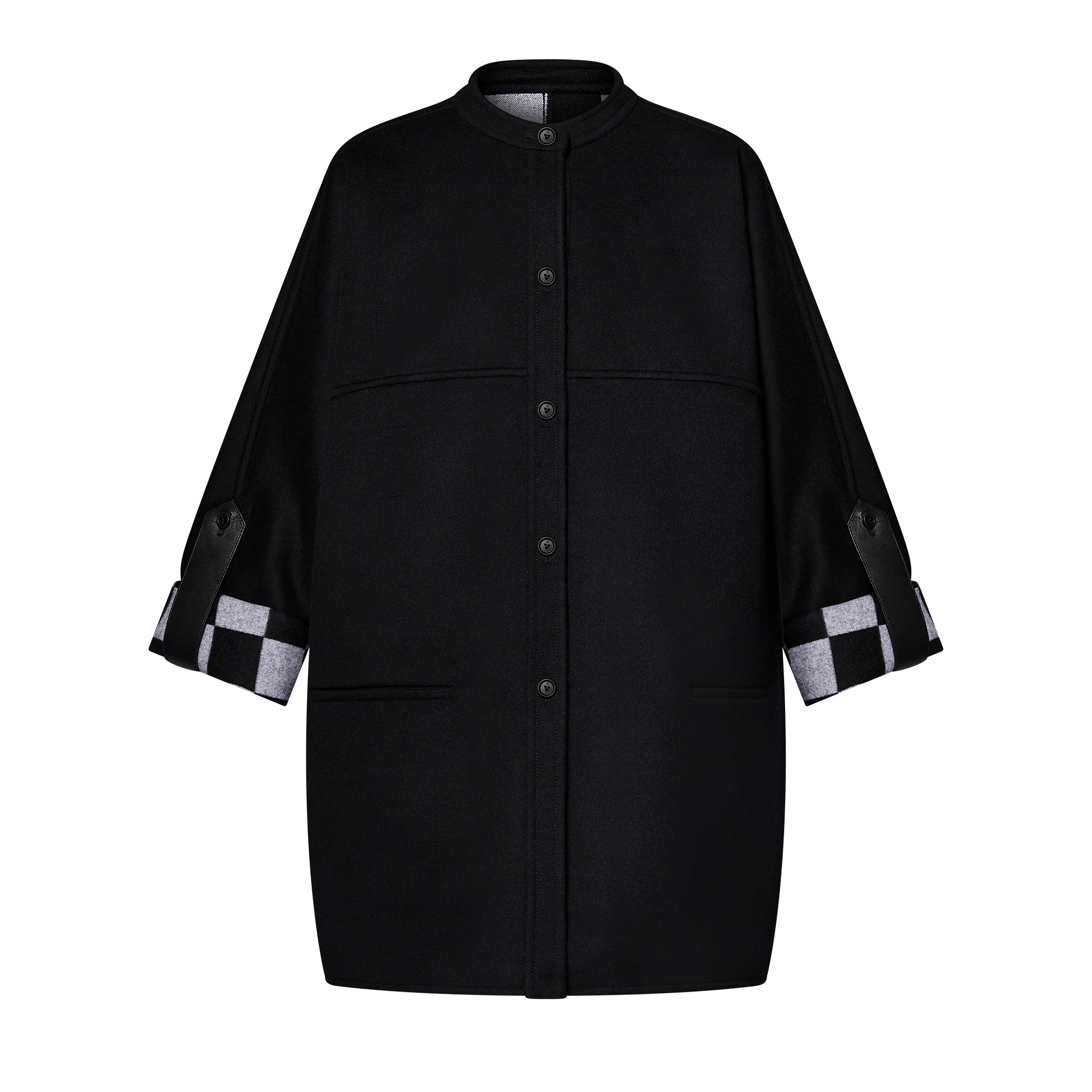 Signature Boxy Button-Up Coat - 1