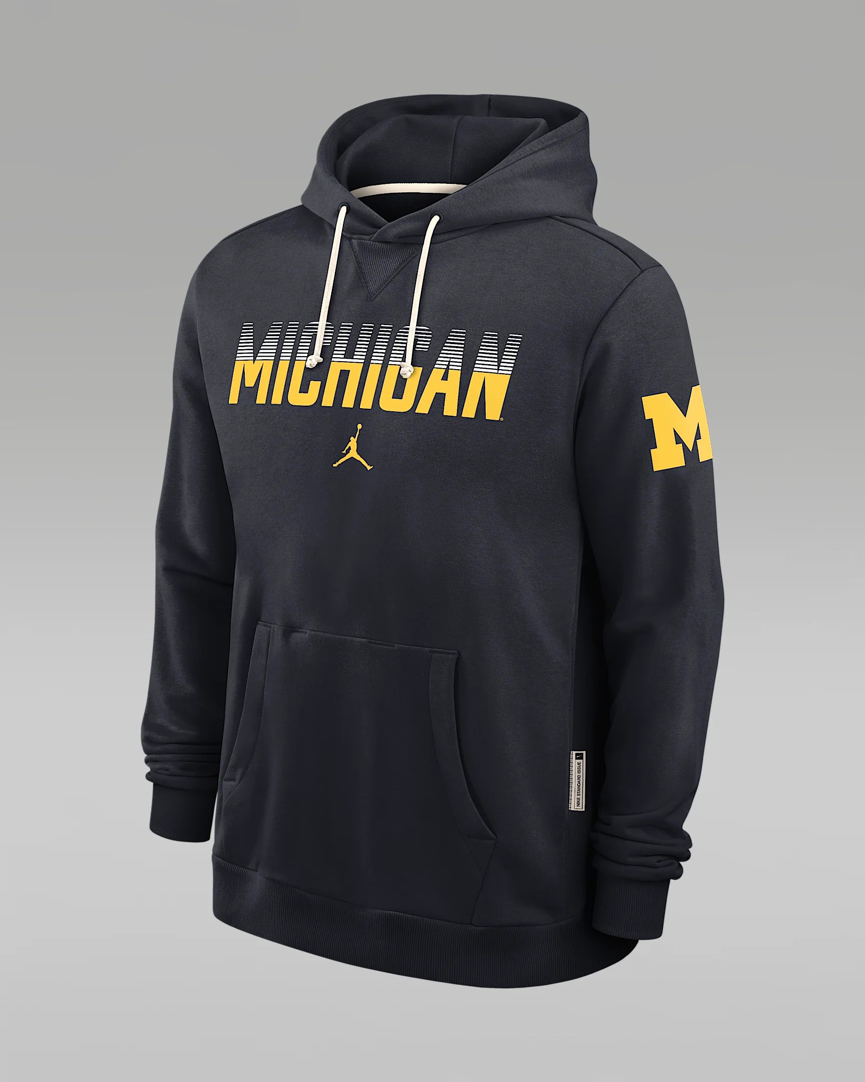 Michigan Sideline Standard Issue Men's Jordan Brand Dri-FIT College Pullover Hoodie - 1