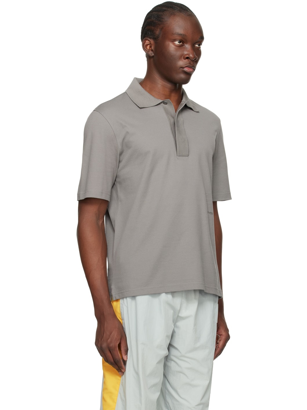 Gray Regular-Fit Polo - 2