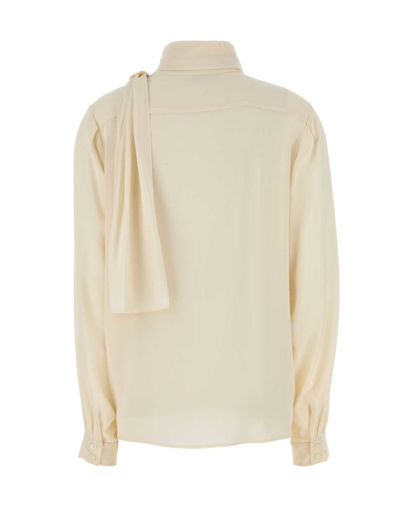 Ivory Silk Shirt - 2