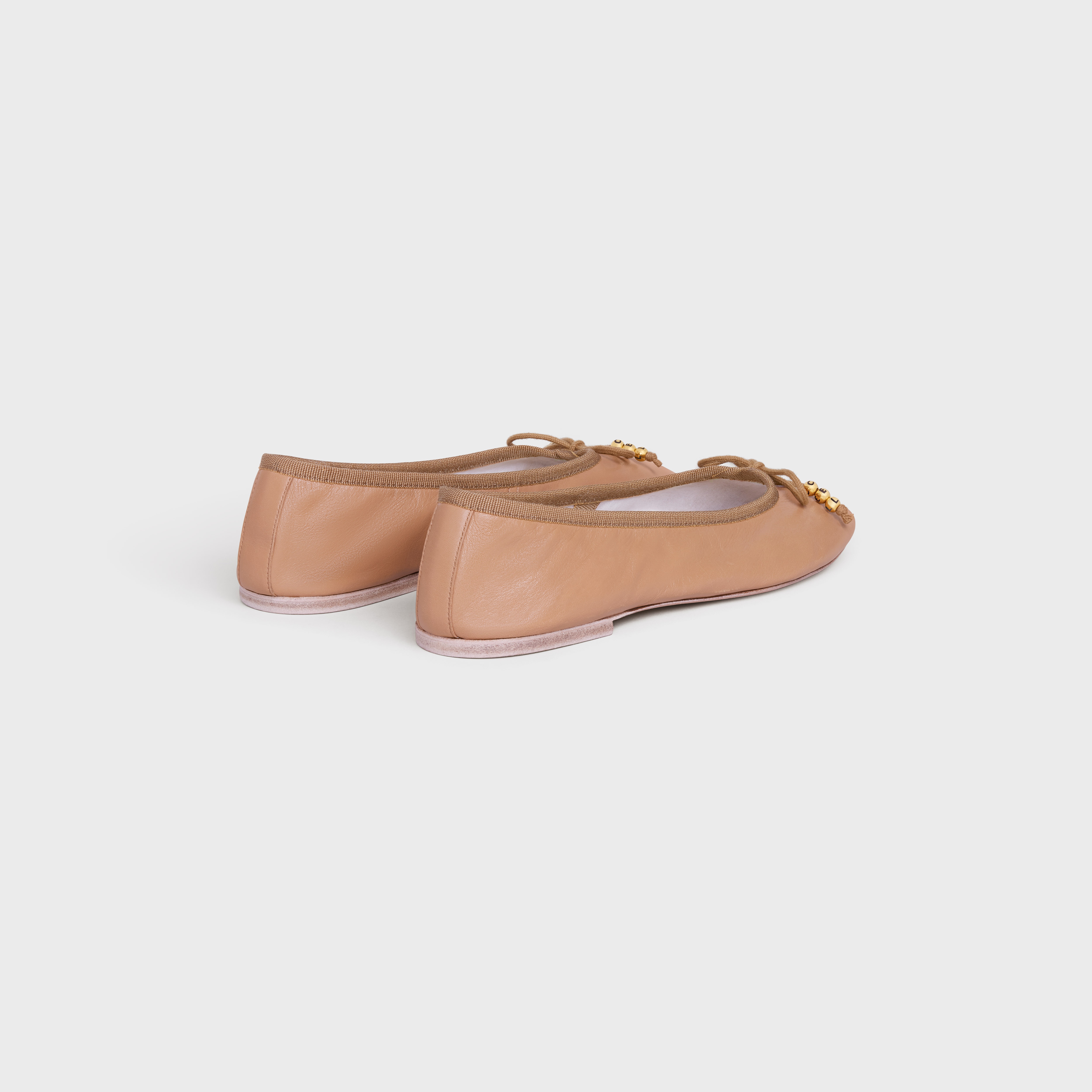 LES BALLERINES CELINE BALLERINA WITH CELINE PEARLS in Lambskin - 3