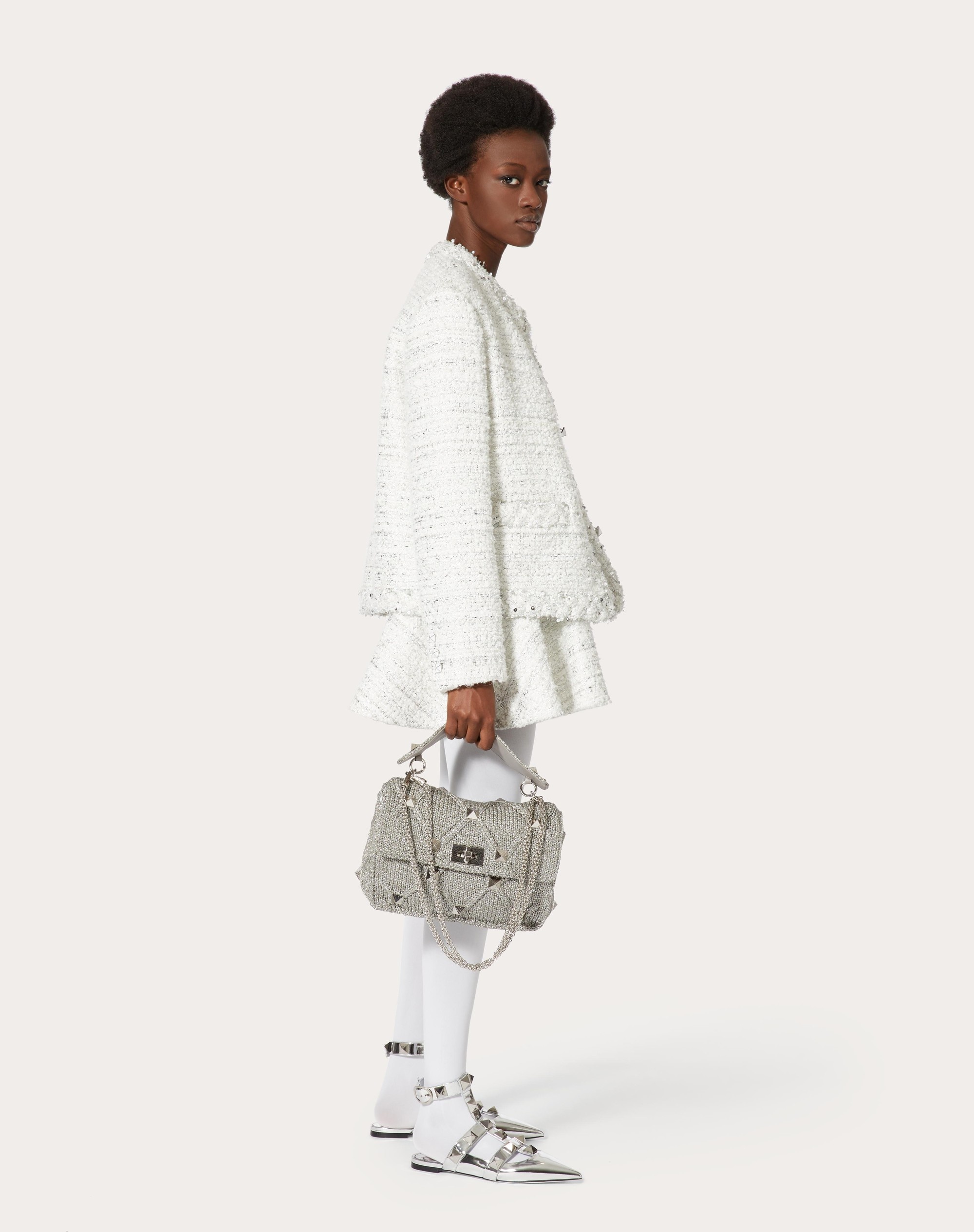 SILVER TWEED JACKET - 2