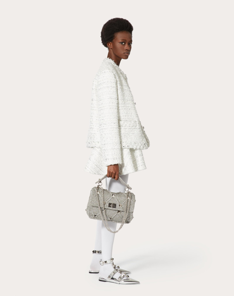 Valentino SILVER TWEED JACKET outlook