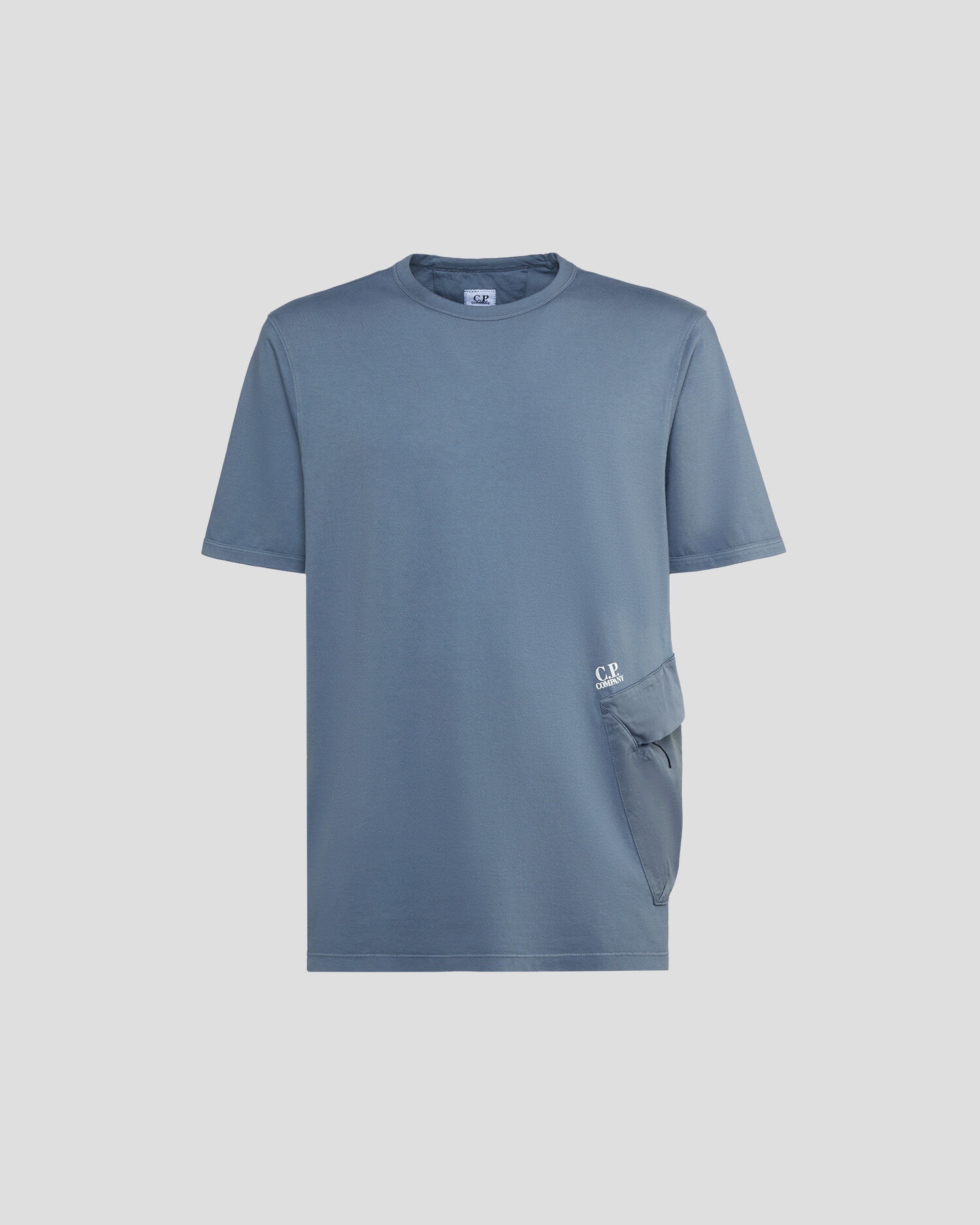 トップス C.P. COMPANY 20/1 Jersey Side Pocket Tee C.P. Company 20/1 Jersey Mixed Side Pocket T-shirt | REVERSIBLE