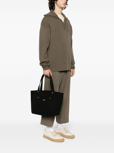 A.P.C. Thais logo-embroidery tote bag outlook