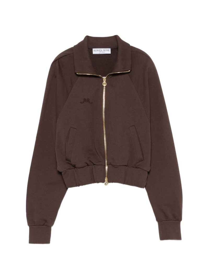 zip-fastening sweatshirt 1