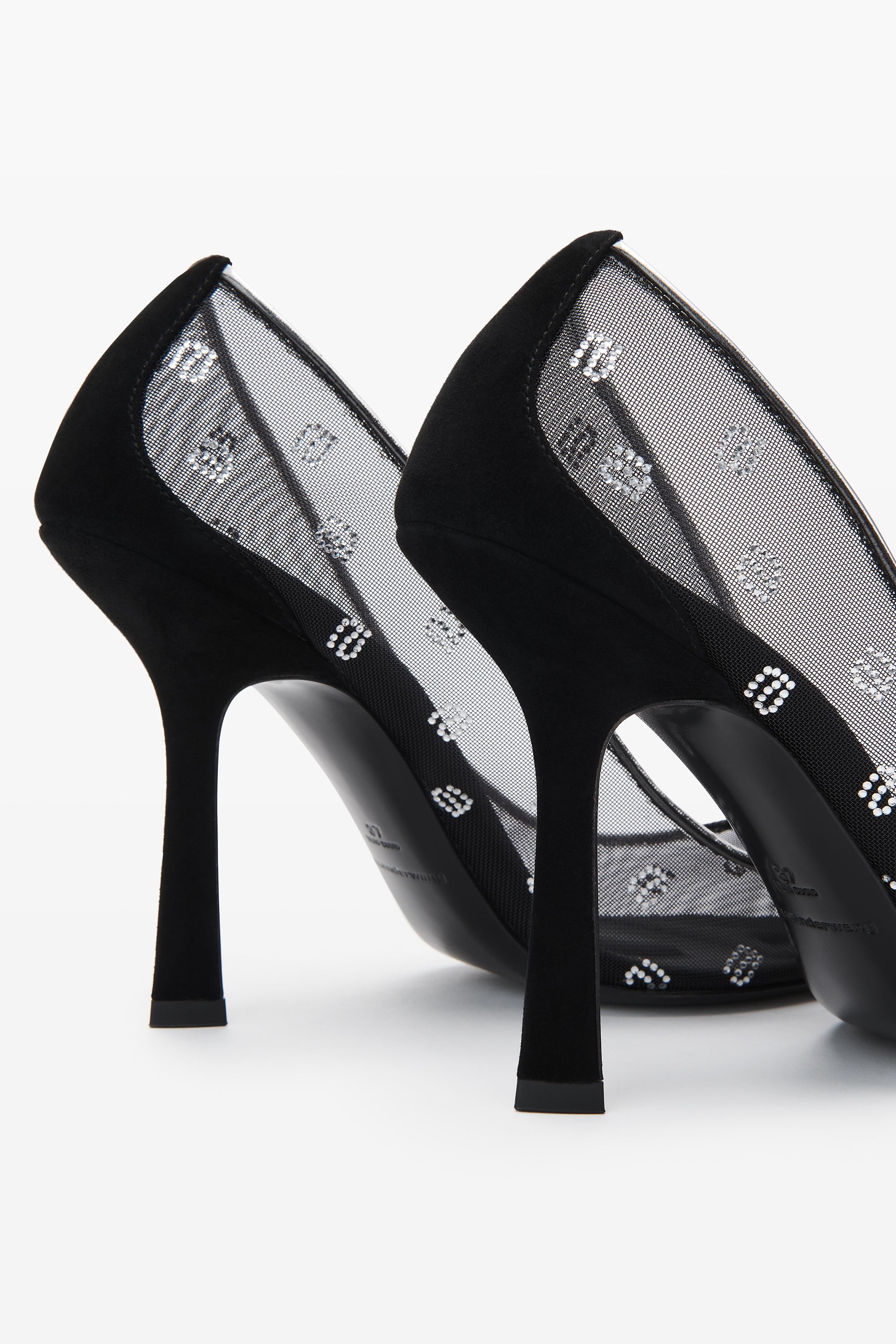 DELPHINE 105 PUMP IN MESH/CRYSTAL - 4